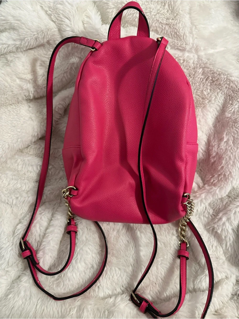 Dolls Victoria's Secret Gem Pink Quilted Mini Essential Stylish Backpack
